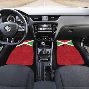 Burundi Car Mats Coat Of Arms African Pattern