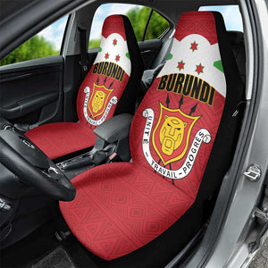 Burundi Car Seat Cover Coat Of Arms African Pattern