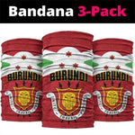 Burundi Neck Gaiter Coat Of Arms African Pattern LT01