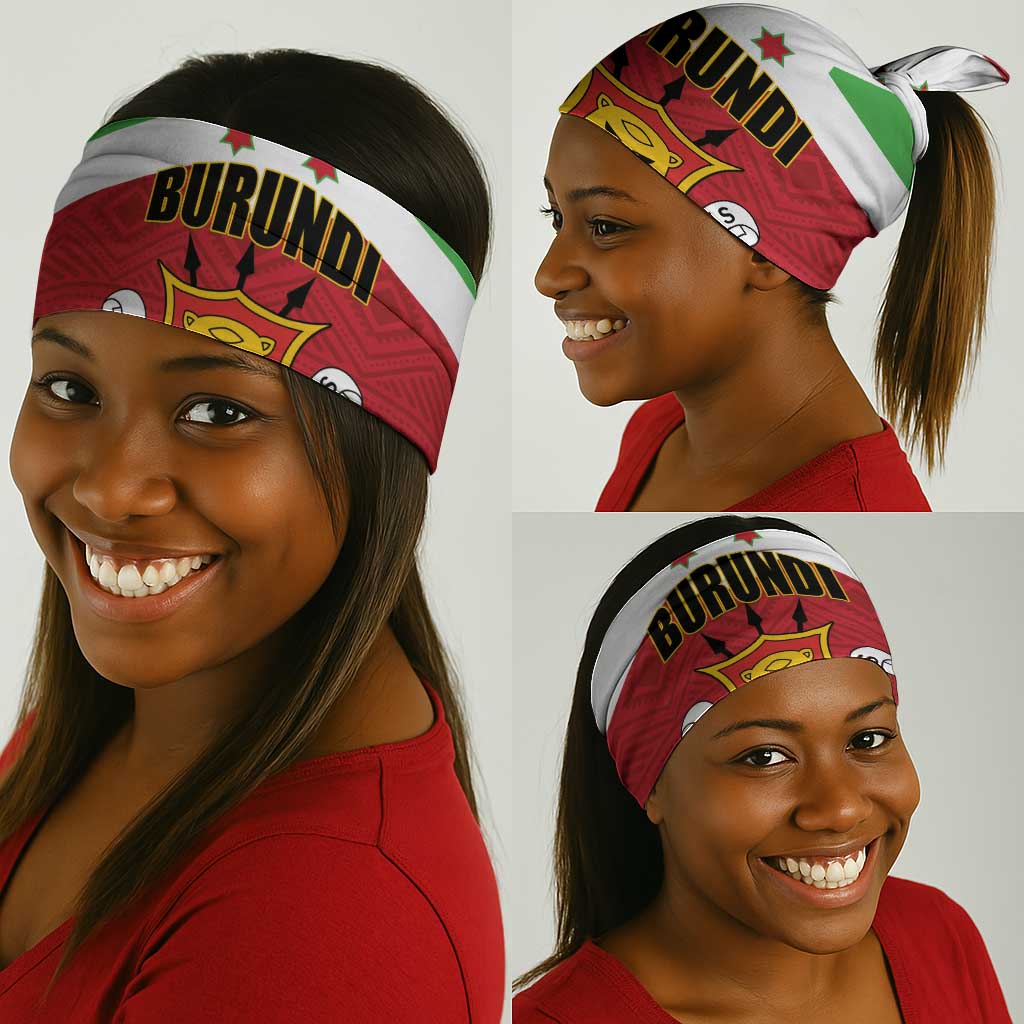 Burundi Neck Gaiter Coat Of Arms African Pattern LT01