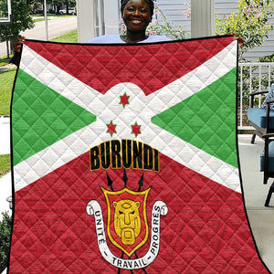 Burundi Quilt Coat Of Arms African Pattern