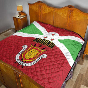 Burundi Quilt Coat Of Arms African Pattern