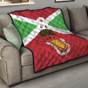 Burundi Quilt Coat Of Arms African Pattern