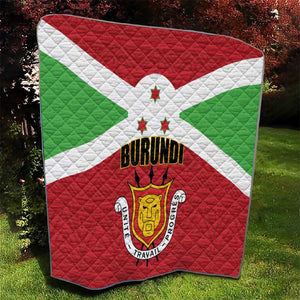 Burundi Quilt Coat Of Arms African Pattern