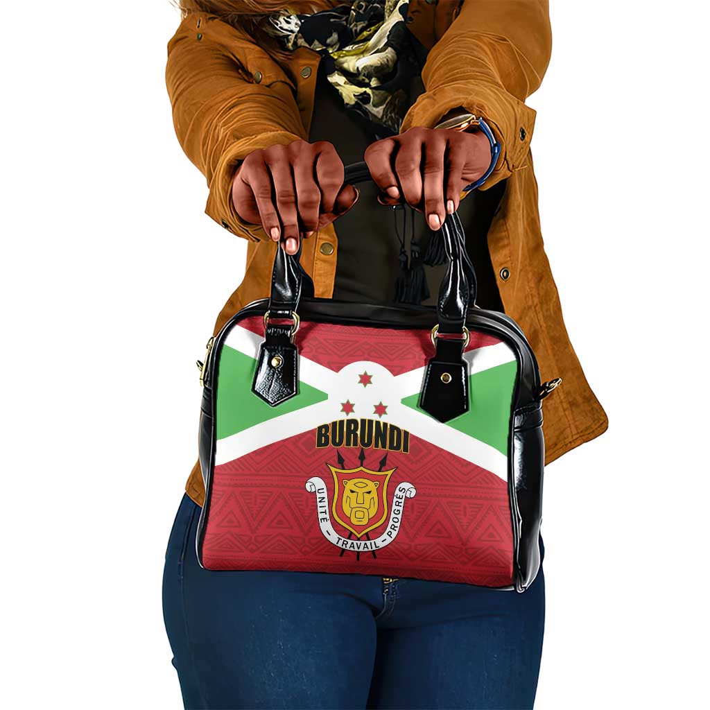 Burundi Shoulder Handbag Coat Of Arms African Pattern