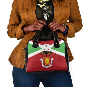 Burundi Shoulder Handbag Coat Of Arms African Pattern