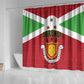 Burundi Shower Curtain Coat Of Arms African Pattern