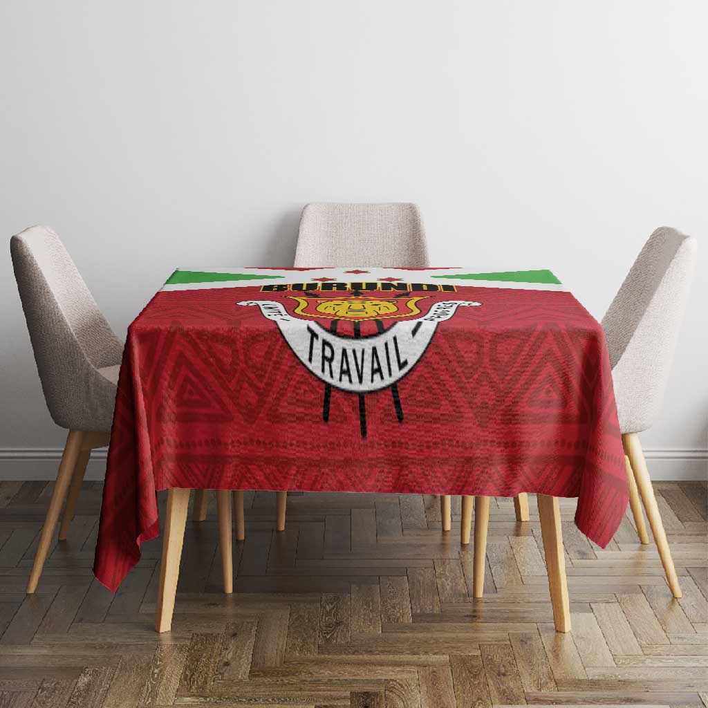Burundi Tablecloth Coat Of Arms African Pattern