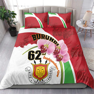 Burundi Independence Day Bedding Set Coat Of Arms Bujumbura Flower