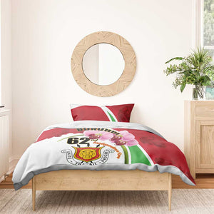 Burundi Independence Day Bedding Set Coat Of Arms Bujumbura Flower