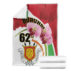 Burundi Independence Day Blanket Coat Of Arms Bujumbura Flower