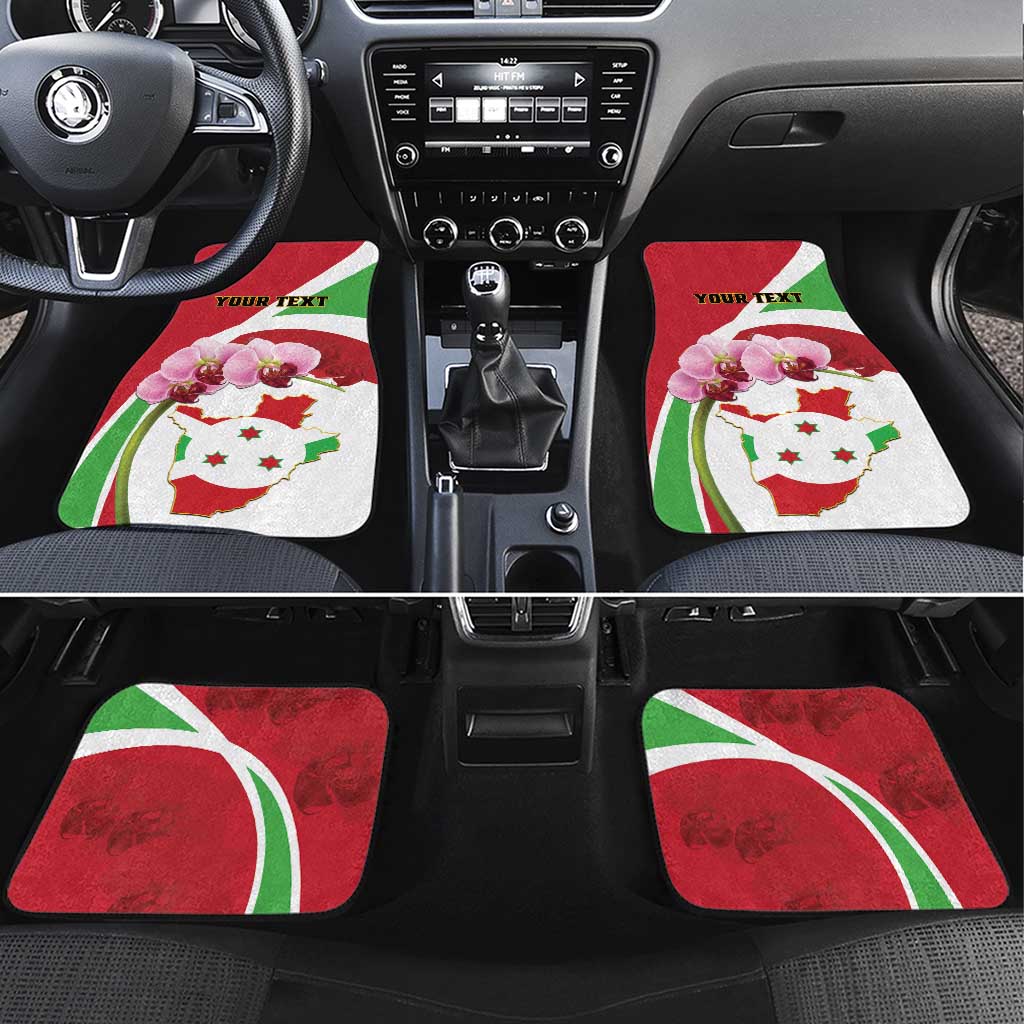 Burundi Independence Day Car Mats Coat Of Arms Bujumbura Flower