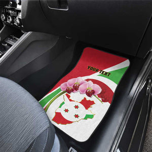 Burundi Independence Day Car Mats Coat Of Arms Bujumbura Flower