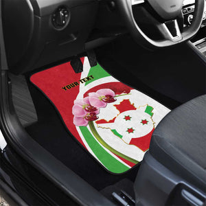 Burundi Independence Day Car Mats Coat Of Arms Bujumbura Flower