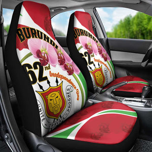 Burundi Independence Day Car Seat Cover Coat Of Arms Bujumbura Flower