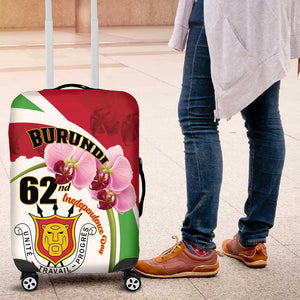 Burundi Independence Day Luggage Cover Coat Of Arms Bujumbura Flower