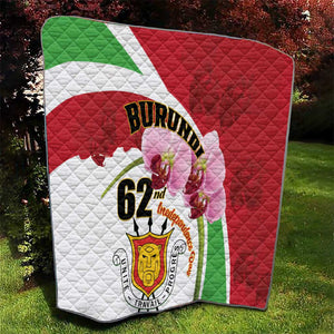 Burundi Independence Day Quilt Coat Of Arms Bujumbura Flower