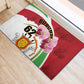 Burundi Independence Day Rubber Doormat Coat Of Arms Bujumbura Flower