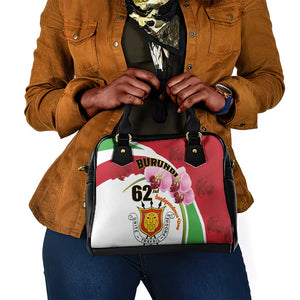 Burundi Independence Day Shoulder Handbag Coat Of Arms Bujumbura Flower