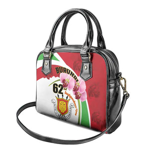 Burundi Independence Day Shoulder Handbag Coat Of Arms Bujumbura Flower