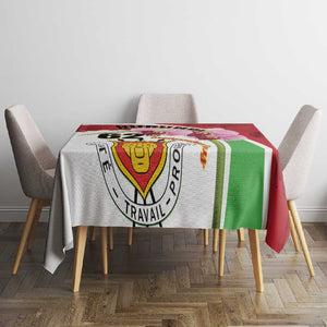 Burundi Independence Day Tablecloth Coat Of Arms Bujumbura Flower