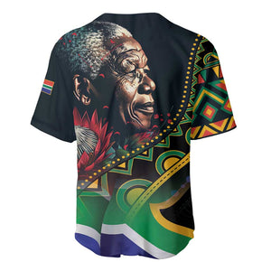 Nelson Mandela Birthday Baseball Jersey Leader of the Nation