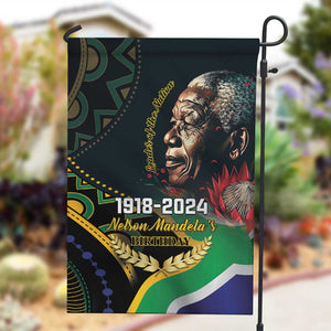 Nelson Mandela Birthday Garden Flag Leader of the Nation