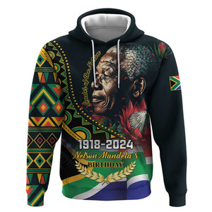 Nelson Mandela Birthday Hoodie Leader of the Nation