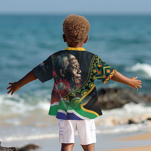 Nelson Mandela Birthday Kid Hawaiian Shirt Leader of the Nation