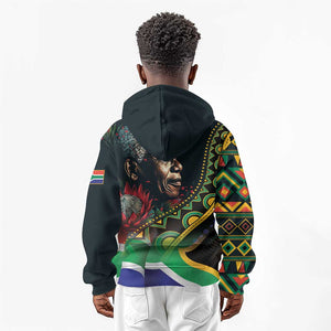 Nelson Mandela Birthday Kid Hoodie Leader of the Nation