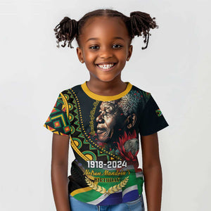 Nelson Mandela Birthday Kid T shirt Leader of the Nation