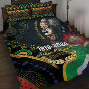 Nelson Mandela Birthday Quilt Bed Set Leader of the Nation