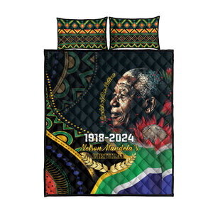 Nelson Mandela Birthday Quilt Bed Set Leader of the Nation