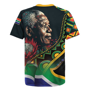 Nelson Mandela Birthday Rugby Jersey Leader of the Nation