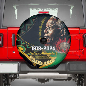 Nelson Mandela Birthday Spare Tire Cover Leader of the Nation