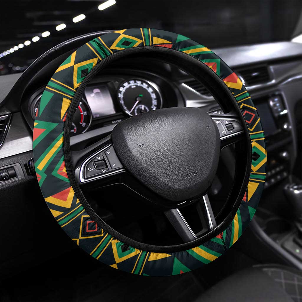 Nelson Mandela Birthday Steering Wheel Cover Leader of the Nation