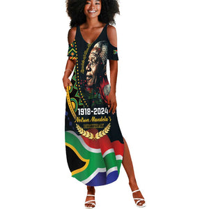 Nelson Mandela Birthday Summer Maxi Dress Leader of the Nation