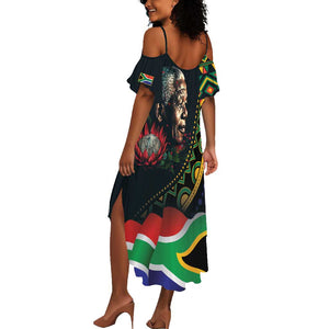 Nelson Mandela Birthday Summer Maxi Dress Leader of the Nation