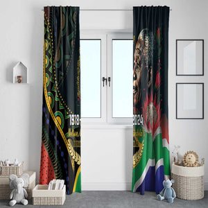 Nelson Mandela Birthday Window Curtain Leader of the Nation