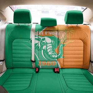 Ivory Coast Independence Day Back Car Seat Cover Cote d Ivoire Elephant