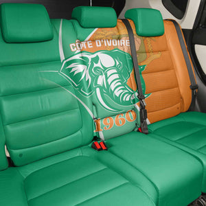 Ivory Coast Independence Day Back Car Seat Cover Cote d Ivoire Elephant