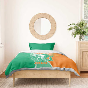 Ivory Coast Independence Day Bedding Set Cote d Ivoire Elephant