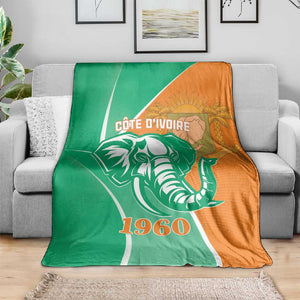 Ivory Coast Independence Day Blanket Cote d Ivoire Elephant