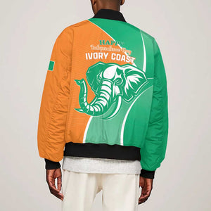 Ivory Coast Independence Day Bomber Jacket Cote d Ivoire Elephant