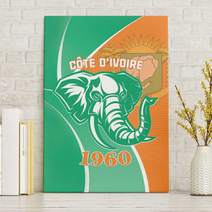 Ivory Coast Independence Day Canvas Wall Art Cote d Ivoire Elephant