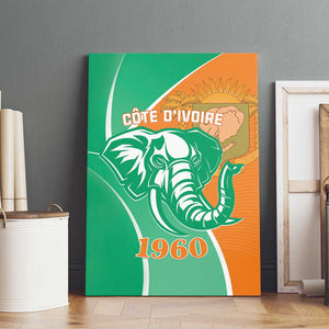 Ivory Coast Independence Day Canvas Wall Art Cote d Ivoire Elephant