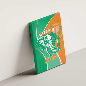 Ivory Coast Independence Day Canvas Wall Art Cote d Ivoire Elephant