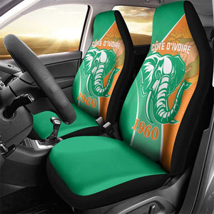 Ivory Coast Independence Day Car Seat Cover Cote d Ivoire Elephant