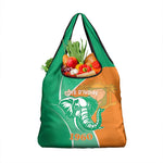 Ivory Coast Independence Day Grocery Bag Cote d Ivoire Elephant