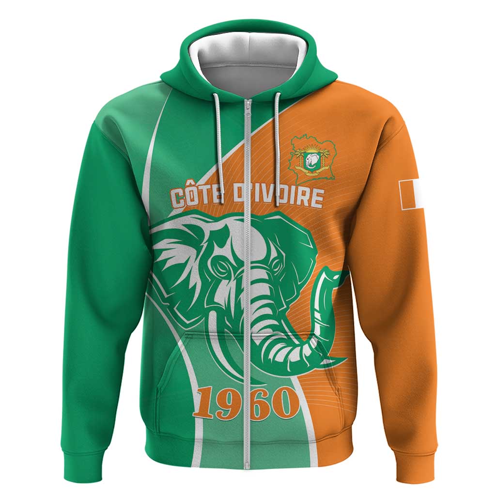 Ivory Coast Independence Day Hoodie Cote d Ivoire Elephant